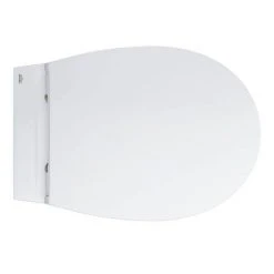 Grohe Bau Rimless Wall Hung Toilet with Slim Soft Close Seat - 39899000 8 Grohe Bau Rimless Wall Hung Toilet with Slim Soft Close Seat - 39899000 -Hot Sale Toilet Store 39899000 D2 460
