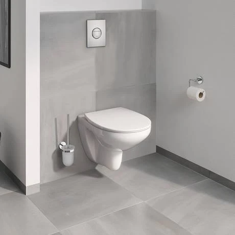 Grohe Bau Rimless Wall Hung Toilet with Slim Soft Close Seat - 39899000 6 Grohe Bau Rimless Wall Hung Toilet with Slim Soft Close Seat - 39899000 - Image 6