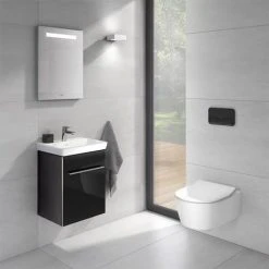 Villeroy and Boch Avento DirectFlush Rimless Wall Hung Toilet w/ Slim Soft Close Seat - 5656RS01 10 Villeroy and Boch Avento DirectFlush Rimless Wall Hung Toilet w/ Slim Soft Close Seat - 5656RS01 -Hot Sale Toilet Store 5656RS01 D4 460