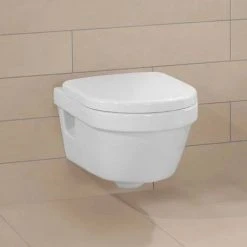 Villeroy and Boch Architectura Rimless Wall Hung Toilet + Seat 9 Villeroy and Boch Architectura Rimless Wall Hung Toilet + Seat -Hot Sale Toilet Store 5684HR01 D3 460