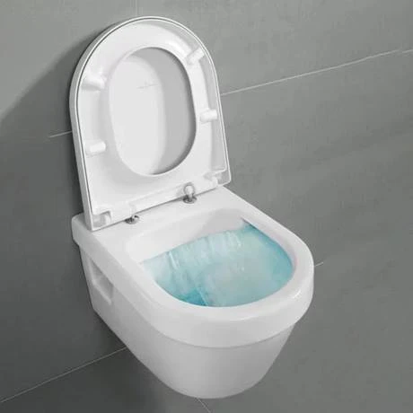 Villeroy and Boch Architectura DirectFlush Rimless Wall Hung Toilet + Soft Close Seat - 5684HR01 2 Villeroy and Boch Architectura DirectFlush Rimless Wall Hung Toilet + Soft Close Seat - 5684HR01 - Image 2