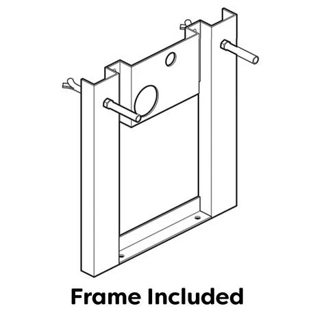 Roca In-Tank Meridian Wall Hung Toilet with Integrated Cistern, Soft Close Seat + Frame 6 Roca In-Tank Meridian Wall Hung Toilet with Integrated Cistern, Soft Close Seat + Frame - Image 6