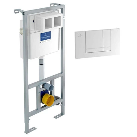 Villeroy and Boch Viconnect Pro 1120mm Toilet Frame + Chrome Flush Plate - 92214461 1 Villeroy and Boch Viconnect Pro 1120mm Toilet Frame + Chrome Flush Plate - 92214461