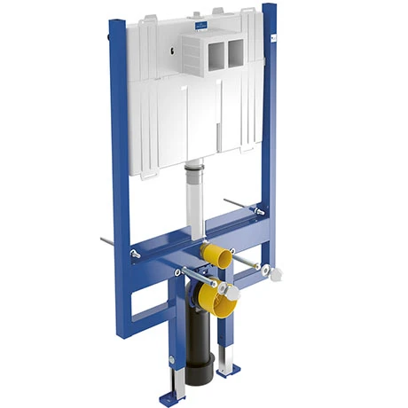 Villeroy and Boch ViConnect 1120mm Compact Toilet Support Frame with Dual Flush Cistern - 92247600 1 Villeroy and Boch ViConnect 1120mm Compact Toilet Support Frame with Dual Flush Cistern - 92247600