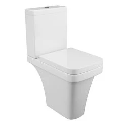 Anzio Square Comfort Height Toilet + Soft Close Seat