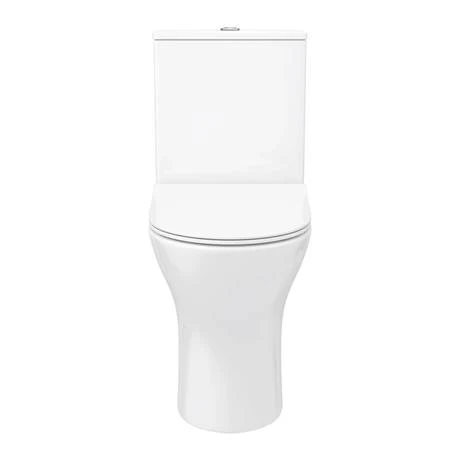 Alps Modern Rimless Short Projection Toilet + Soft Closing Seat 3 Alps Modern Rimless Short Projection Toilet + Soft Closing Seat - Image 3