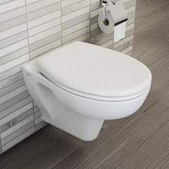 VitrA - Arkitekt Short Projection Wall Hung Pan with Seat