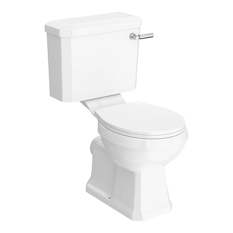 Arezzo Traditional Toilet with Chrome Lever 1 Arezzo Traditional Toilet with Chrome Lever