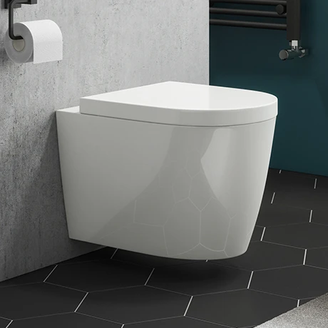Arezzo Wall Hung Toilet incl. Soft Close Seat 1 Arezzo Wall Hung Toilet incl. Soft Close Seat