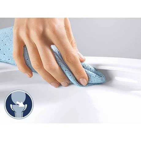 Grohe Bau Rimless Close Coupled Toilet with Soft Close Seat (Side Inlet) + FREE TOILET ROLL HOLDER 2 Grohe Bau Rimless Close Coupled Toilet with Soft Close Seat (Side Inlet) + FREE TOILET ROLL HOLDER - Image 2