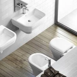 Britton Bathrooms - Curve Wall hung WC with soft close seat 9 Britton Bathrooms - Curve Wall hung WC with soft close seat -Hot Sale Toilet Store BBCWHWC D4 460