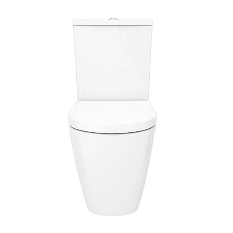 Bianco Close Coupled Modern Toilet + Soft Close Seat 2 Bianco Close Coupled Modern Toilet + Soft Close Seat - Image 2