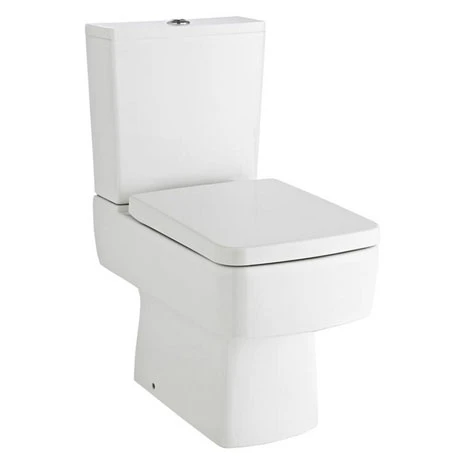 Bliss Close Coupled Square Toilet inc. Soft Close Seat 1 Bliss Close Coupled Square Toilet inc. Soft Close Seat