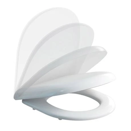 Britton Bathrooms - Curve Wall hung WC with soft close seat 2 Britton Bathrooms - Curve Wall hung WC with soft close seat - Image 2