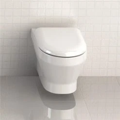 Britton Bathrooms - Curve Wall hung WC with soft close seat 7 Britton Bathrooms - Curve Wall hung WC with soft close seat -Hot Sale Toilet Store Britton Bathrooms Curve Wall hung WC with Soft Close Seat d2 375