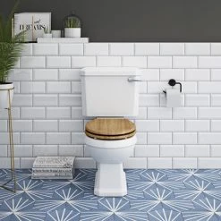 Carlton Traditional Toilet with Soft Close Seat - Various Colour Options