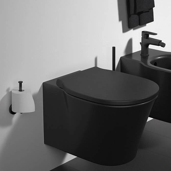 Ideal Standard Connect Air Silk Black AquaBlade Wall Hung Toilet + Soft Close Seat 1 Ideal Standard Connect Air Silk Black AquaBlade Wall Hung Toilet + Soft Close Seat