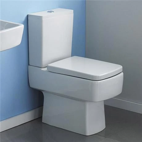 Bliss Close Coupled Square Toilet inc. Soft Close Seat 2 Bliss Close Coupled Square Toilet inc. Soft Close Seat - Image 2
