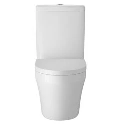 Hudson Reed Luna Flush to Wall Toilet + Soft Close Seat