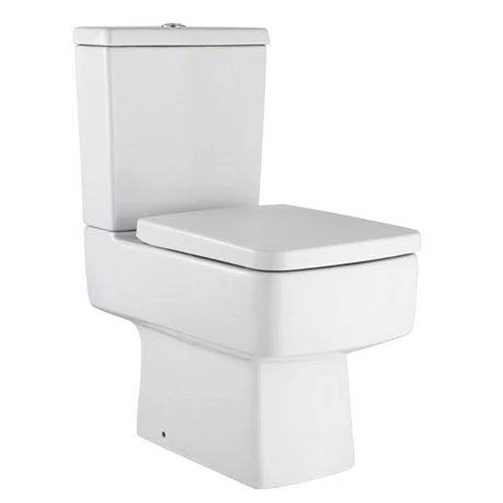 Hudson Reed Square Close Coupled Toilet 1 Hudson Reed Square Close Coupled Toilet
