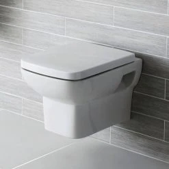 Hudson Reed Arlo Square Wall Hung Pan with Top-Fix Soft Close Seat - CPA005 5 Hudson Reed Arlo Square Wall Hung Pan with Top-Fix Soft Close Seat - CPA005 -Hot Sale Toilet Store CPA005 detail2 460