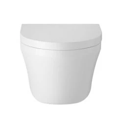 Hudson Reed Luna Round Wall Hung Toilet inc. Soft Close Seat