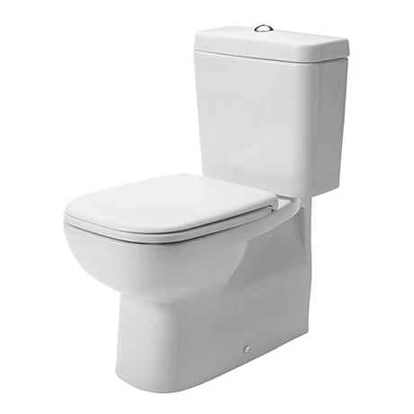 Duravit D-Code HygieneGlaze BTW Close Coupled Toilet + Seat 1 Duravit D-Code HygieneGlaze BTW Close Coupled Toilet + Seat