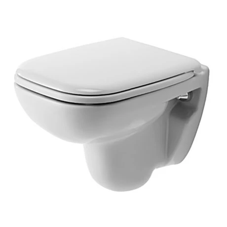 Duravit D-Code Compact Wall Hung Toilet + Seat 1 Duravit D-Code Compact Wall Hung Toilet + Seat