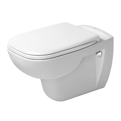 Duravit D-Code HygieneGlaze Wall Hung Toilet + Seat 1 Duravit D-Code HygieneGlaze Wall Hung Toilet + Seat