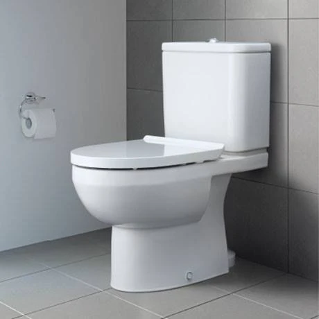 Duravit DuraStyle Basic Rimless Close Coupled Toilet (4.5/3 L Flush) + Seat 2 Duravit DuraStyle Basic Rimless Close Coupled Toilet (4.5/3 L Flush) + Seat - Image 2