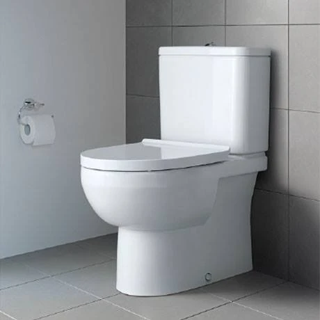 Duravit No.1 BTW Rimless Close Coupled Toilet (6/3 L Flush) + Seat 2 Duravit No.1 BTW Rimless Close Coupled Toilet (6/3 L Flush) + Seat - Image 2