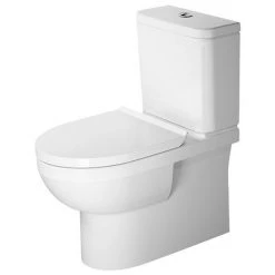 Duravit No.1 BTW Rimless Close Coupled Toilet (6/3 L Flush) + Seat