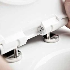 Twyford E100 Round Rimfree Wall Hung WC + Soft Close Seat 11 Twyford E100 Round Rimfree Wall Hung WC + Soft Close Seat -Hot Sale Toilet Store E17857WH D5 460 1