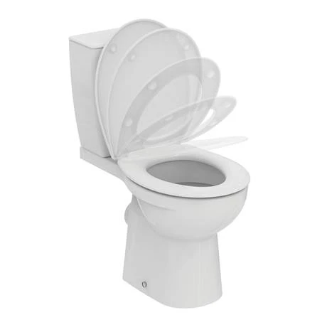 Ideal Standard Eurovit+ Close Coupled Toilet + Soft Close Seat 2 Ideal Standard Eurovit+ Close Coupled Toilet + Soft Close Seat - Image 2