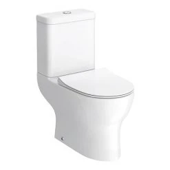Elite Rimless Close Coupled Toilet + Soft Close Seat