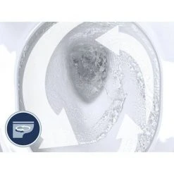 Grohe Euro Rimless Close Coupled Toilet with Soft Close Seat (Bottom Inlet) + FREE TOILET ROLL HOLDER 9 Grohe Euro Rimless Close Coupled Toilet with Soft Close Seat (Bottom Inlet) + FREE TOILET ROLL HOLDER -Hot Sale Toilet Store EURCCWC1 D3 460