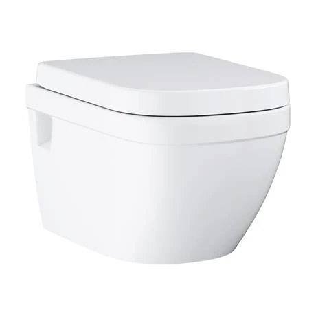 Grohe Euro Rimless Wall Hung Toilet + Standard Seat 2 Grohe Euro Rimless Wall Hung Toilet + Standard Seat - Image 2
