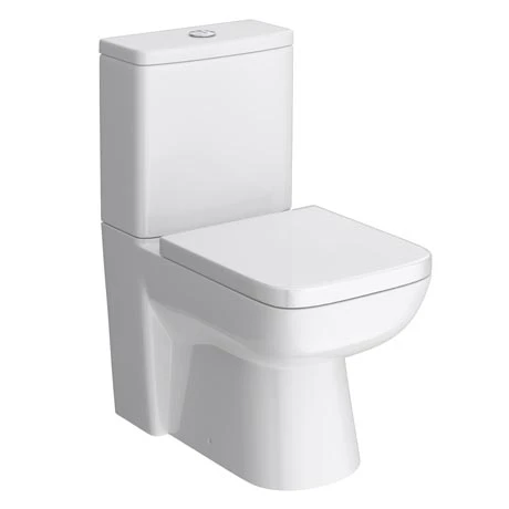 Genova Modern Back To Wall Close Coupled Toilet 1 Genova Modern Back To Wall Close Coupled Toilet