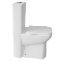 Genova Modern Short Projection 585mm Toilet with Soft Close Seat