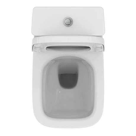 Ideal Standard i.Life S Compact 6/4 Litre Rimless Close Coupled Back To Wall WC + Soft Close Seat 2 Ideal Standard i.Life S Compact 6/4 Litre Rimless Close Coupled Back To Wall WC + Soft Close Seat - Image 2