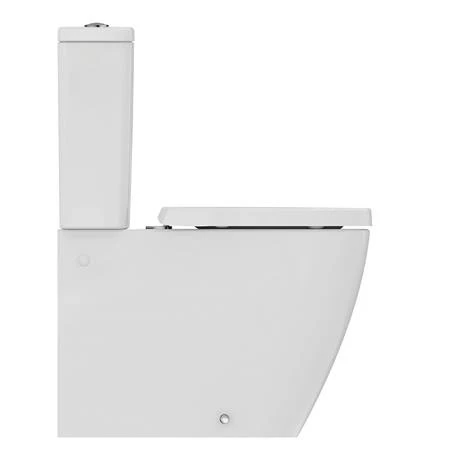 Ideal Standard i.Life S Compact 6/4 Litre Rimless Close Coupled Back To Wall WC + Soft Close Seat 3 Ideal Standard i.Life S Compact 6/4 Litre Rimless Close Coupled Back To Wall WC + Soft Close Seat - Image 3