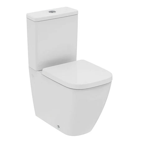 Ideal Standard i.Life S Compact 6/4 Litre Rimless Close Coupled Back To Wall WC + Soft Close Seat 1 Ideal Standard i.Life S Compact 6/4 Litre Rimless Close Coupled Back To Wall WC + Soft Close Seat