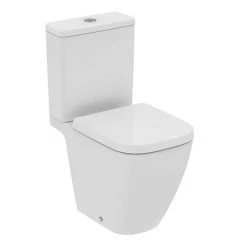 Ideal Standard i.Life S Compact 4/2.6 Litre Rimless Close Coupled Open Back WC + Soft Close Seat
