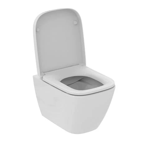 Ideal Standard i.Life S Compact Rimless Wall Hung WC + Soft Close Seat 2 Ideal Standard i.Life S Compact Rimless Wall Hung WC + Soft Close Seat - Image 2