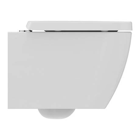 Ideal Standard i.Life S Compact Rimless Wall Hung WC + Soft Close Seat 3 Ideal Standard i.Life S Compact Rimless Wall Hung WC + Soft Close Seat - Image 3