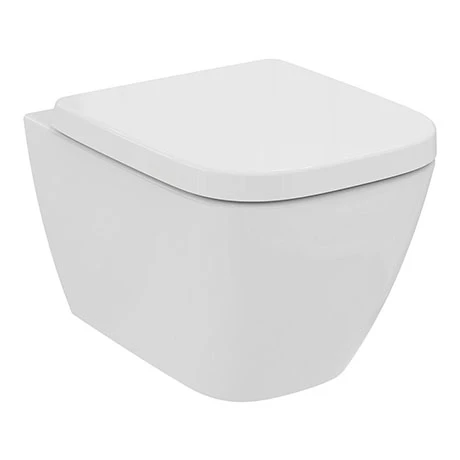Ideal Standard i.Life S Compact Rimless Wall Hung WC + Soft Close Seat 1 Ideal Standard i.Life S Compact Rimless Wall Hung WC + Soft Close Seat