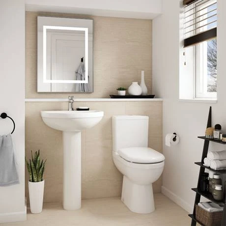 Nuie Ivo Comfort Height Close Coupled Toilet with Soft Close Seat 2 Nuie Ivo Comfort Height Close Coupled Toilet with Soft Close Seat - Image 2