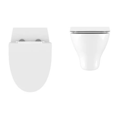 Crosswater Kai Wall Hung Pan + Soft Close Thin Seat 2 Crosswater Kai Wall Hung Pan + Soft Close Thin Seat - Image 2