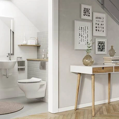 Crosswater Kai Wall Hung Pan + Soft Close Thin Seat 3 Crosswater Kai Wall Hung Pan + Soft Close Thin Seat - Image 3