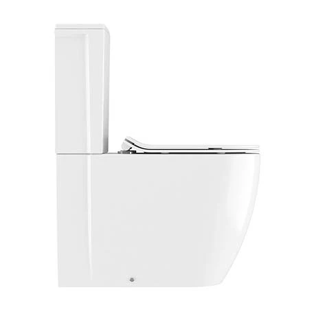 Crosswater Kai X Compact Close Coupled Toilet + Soft Close Thin Seat 1 Crosswater Kai X Compact Close Coupled Toilet + Soft Close Thin Seat